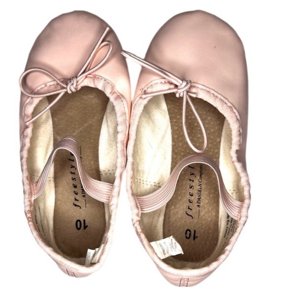 Freestlye Ballet Slippers Pink Size 10 - Picture 6 of 8